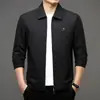 Novedad de Otoño Chaqueta Casual de Negocios con Solapa para Hombre Chaqueta para Hombre Chaqueta Abrigo Ropa para Hombres de Mediana Edad y Mayores Papá