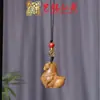 Sándalo Tallado Zodiaco Caballo Cadena para Teléfono Colgante Yiming Xianyuan Llave Madera Maciza Tallada Caballo Llavero Colgante para Coche