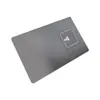 Original 144 Byte Intaglio Garantia Slot de Banco Ouro 24k Espelhado Refletivo visa Débito em Branco com Slot para Chip