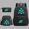 Nuevo Elfo Baokemeng Pokémon Juego Periférico Mochila Bolsa de Almuerzo Estuche Tres Piezas Mochila Escolar Luminosa