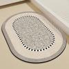Tapete de Piso para Baño Tierra de Diatomeas Absorbente Suave Tapete Puerta Baño Inodoro Alfombra Antideslizante Hogar Secado Rápido Tapete para Pies Personalización