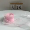 Fábrica de fios de cauda de peixe de placa grande atacado em estoque DIY manual laço fio de chifon com flores fita de presente para panificação