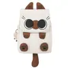 Mochila Escolar de Dibujos Animados de Gato Linda Estilo Coreano para Estudiantes de Primaria, Mochila Ligera de Gran Capacidad para el Viaje Diario y el Ocio