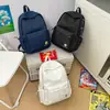 Mochila Escolar Transfronteriza para Mujer, Nueva Mochila Ligera de Gran Capacidad Estilo Coreano, Mochila de Viaje Versátil para Estudiantes de Secundaria y Preparatoria con Buen Aspecto