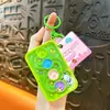 Llavero Creativo de Dibujos Animados con Figura Pequeña y Placa de Engranajes Divertida Descompresión Juguete para Estudiantes Colgante Máquina de Garra Pequeños Regalos al por Mayor