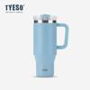 Taishuo novo copo de gelo de grande capacidade copo térmico de aço inoxidável 304 copo de café com canudo copo de café com alça para carro