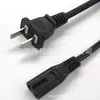 Cable de alimentación de tres clavijas estándar nacional, cable de alimentación de dos clavijas estándar, cable de alimentación con enchufe australiano con extremo tipo ocho
