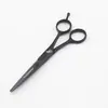 Tijeras de Peluquería Negras de 4 pulgadas, 5 pulgadas, 5.5 pulgadas, Tijeras para Cortar el Cabello, Tijeras Planas, Tijeras para Flecos, Tijeras Pequeñas