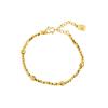 Pulseira de Ouro de Areia do Vietnã Transfronteiriça Sentido de Alto Padrão Bola Didi Homem Pequeno Gato da Cintura Olho de Gato Pulseira Feminina Joia de Luxo Leve Sem Descoloração a Longo Prazo
