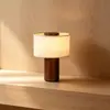 Lámpara de mesa recargable portátil de lujo Bulgari con ambiente de piedra para dormitorio, estudio, hotel, bar, mesita de noche, escritorio, creativa y versátil