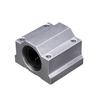 Slider de proteção linear tipo caixa de aço alumínio SCS10 12 16 20 25 30 35 40 50L rolamento à prova de poeira para eixo óptico
