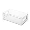 Caja de Almacenamiento Acrílica para Cosméticos de Escritorio Tocador Productos para el Cuidado de la Piel Miscelánea Mesa de Centro Cesta de Almacenamiento de Snacks Rectangular