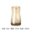 Vaso de Vidro Fresco Estilo Europeu decoração flor seca sala de estar transparente moderno simples design ins ornamento pequenos ornamentos