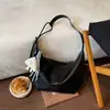 Bolso de mujer texturizado estilo vintage, nuevo bolso cruzado casual versátil para el trabajo otoño 2026, bolso de hombro de gran capacidad