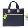 Bolsa para Documentos de Negocios A4 Bolso de Mano Lienzo Cremallera Bolsa Tela Oxford Bolsa para Documentos Maletín Oficina Imprimible