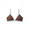Lencería de Triángulo Estilo Francés para Mujer, Estilo Delgado de Otoño, Hace que el Busto Grande Parezca Más Pequeño, Conjunto de Ropa Interior Sexy de Escote Bajo, Sujetador con Espalda Bonita