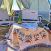 Producto Nuevo Transfronterizo Equipo para Exteriores Estilo Étnico Multiusos Esterilla de Picnic Manta de Acampada Estilo Europeo Cubierta para Playa al Aire Libre
