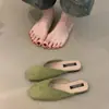 Mules Elegantes de Punta Cerrada para Mujer, Nuevo Estilo Francés, Suaves y Sencillos, Mules Versátiles sin Cierre para Verano 2025