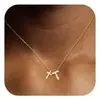 Collar Cruz Chapada en Cobre con Incrustaciones de Diamante Letras A--Z Doble Colgante Cadena para Clavícula Femenina Versátil de Lujo Ligero Nicho de Amazon