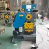Máquina multifuncional de punzonado y cizallado máquina punzonadora y cortadora de ángulo y canal acero punzonado y corte de ángulo y acero plano punzonado y cizallado severo ángulo todo en uno