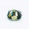 Suministro Directo de Fábrica de Piedras Preciosas Artificiales de Moissanita Verde de 0.5-3 Quilates en Forma de Cojín, Piedras Sueltas de Moissanita Verde
