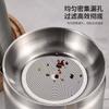 Olla para Aceite de Freír de Acero Inoxidable 304, Filtro de Aceite y Contenedor de Goteo de Aceite de Acero Inoxidable 304, Olla Grande para Freír con Malla Filtrante, Antiadherente y Control de Aceite de Doble Propósito
