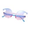 2026 Nuevo Traje de Baño Infantil de Lente Única Dibujos Animados Sombrero Lindo Sombrero de Navidad Gafas de Sol Protector Solar Gafas de Fiesta