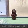 Artesanato esculpido em sândalo e pau-rosa: Deus da Riqueza, Guan Gong, Buda Bebê, pingentes para celular, pingentes de madeira, acessórios de chaveiro para carro