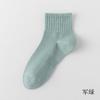 Calcetines de tubo medio de algodón 95% para primavera y verano, de malla transpirable, de algodón peinado, deportivos, absorbentes del sudor y desodorantes, sin hueso.