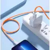Cable de Carga Rápida de 60W Adecuado para Teléfono Móvil Apple 17 Cable de Datos Iphone15 Doble Tipo-C Trenzado Cable de Carga Rápida