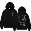 Transfronterizo Aliexpress Travis Scott Cactus Jack Tendencia de Moda para Mujer Sudadera Estampada Harajuku
