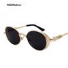 Óculos de Sol Jamie E895 Redondos Retrô Estilo Steampunk Harajuku Óculos de Sol da Moda para Homens e Mulheres Óculos Personalizados