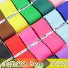 (Precio por metro) Cinturón de costilla de color sólido de 2.5 cm Accesorios de lazo hechos a mano DIY Material de cinturón de hilo
