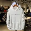 Temporada 2024 Ventas Directas de Fábrica Nueva Sudadera con Capucha para Hombre Casual Holgada Deportiva con Capucha Manga Larga Color Sólido Top t