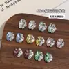 Pedras de Strass de Alta Qualidade K9 para Nail Art Formato Ovo de Pombo, Pedras de Strass Brilhantes Luxuosas Tendência Feitas à Mão Sem Base, Bolas de Strass para Nail Art Formato Fino