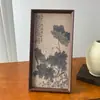 Nuevo Estilo Chino Salón de Jade Pintura Decorativa Rica Marco de Fotos Pintura de Mesa Pintura China Grabada de Nuevo Pintura Colgante para Entrada Sala de Estar Adornos de Escritorio