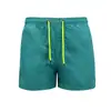 Pantalones de Playa Doble Capa Transfronterizos para Hombre Pantalones Cortos de Tres Puntos para Hombre Transpirables Hoja de Loto Repelentes al Agua Deportivos Casuales