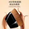 No. 55 Pincel Mágico para Base de Maquillaje Pincel de Maquillaje Que No Absorbe Base Líquida, Pincel para Polvos, Herramienta de Belleza Portátil