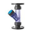 Rongsheng Filtro de Malla de Plástico Transparente de Instalación Rápida para Tubería de Agua de PVC Tipo Y Dn2532
