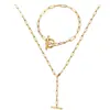 Joia de moda europeia e americana transfronteiriça, temperamento, fecho de pressão otbuckle, corrente de pescoço, fecho de fivela de um caractere, colar curto, corrente de pescoço, feminino
