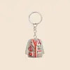 Pingente de Carro Estilo Uniforme de Enfermeira 2D Plano Decoração de Árvore de Natal Pingente de Chaveiro Plano de Acrílico