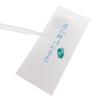 Tag de papel manteiga dourado azul quente personalizado simples translúcido papel vegetal carimbo quente logotipo tag nota