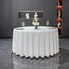 Toalha de Mesa Impermeável e à Prova de Óleo, Sem Amassados e com Padrão Escondido, Grande Redonda Não Lavável, Toalha de Mesa de PU à Prova de Óleo e Resistente a Manchas para Mesas de Conferência, Uso Comercial