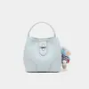 Bolso de Cubo con Hebilla de Cierre Estilo Coreano de Diseño de Nicho para Mujer Verano 2026 Nuevo Bolso Cruzado de Hombro Versátil