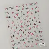 Adesivos de unhas com relevo floral estilo chinês transfronteiriços, designs variados, lote misto, adesivos de unhas com flores estilo chinês 3D novo, estilo CA