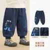 Calça de Fleece Kaka Panda para Meninos Calça de Esqui de Inverno para Meninas Roupa de Inverno para Bebês Calça Longa Quente de Outono e Inverno para Crianças