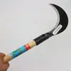 Venta al por mayor de fábrica acero al manganeso 65 hoz de siega codo largo cuchillo para plántulas agrícolas hoz de siega de maíz trigo 110 cabeza de pez