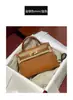 Bolsa 2024 Nova Segunda Geração Bolsa Kelly Fivela Prata Fivela Dourada Mini Bolsa de Mão Mini Bolsa de Ombro Transversal para Mulheres Couro Genuíno