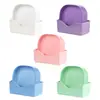 Mesa de Comedor Estilo Japonés Plato para Huesos de Pescado Paja de Trigo Plato Creativo de Plástico para Frutos Secos Snacks Dulces Plato Pequeño con Base
