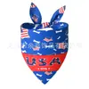 Bufanda Triángulo Navideña para Mascotas Transfronteriza Cuadros Perro y Gato Babero Bufanda Estampada con Diseños Personalizables